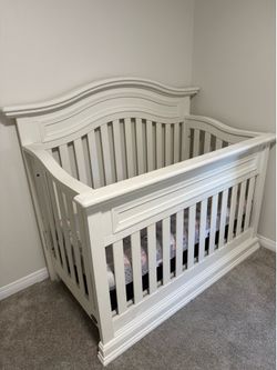 Solid Wood Baby Crib