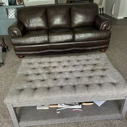 Sofa Chair And Ottoman 
