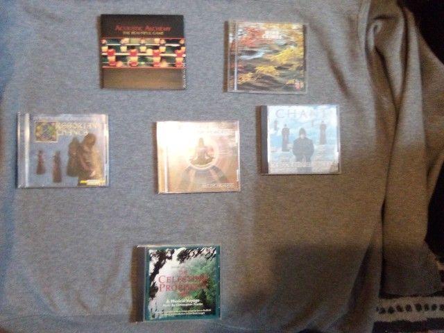 Meditation Music/6 Cd's-Wind Chimes,Chant,David&Stevegodon,The Celestial Celebration,Gregorianchants&Acoustic Alchemy
