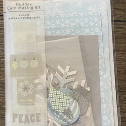 Holiday Card Making Kit New