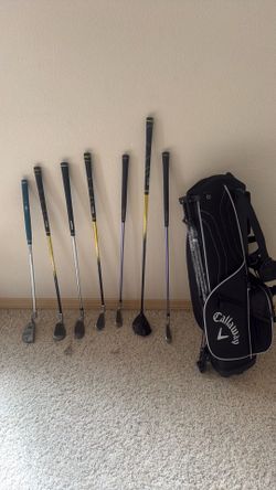 Kids golf set and bag
