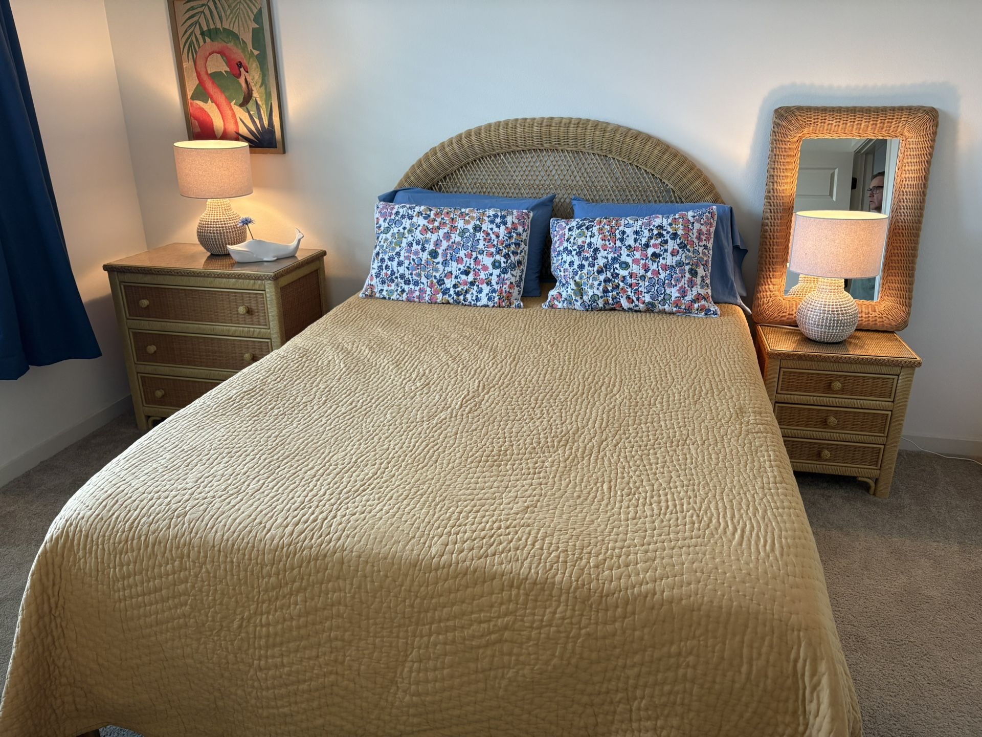 Bohemian Wicker Bedroom Furniture