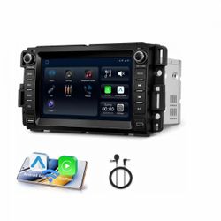 Car Stereo Radio 2007 2008 2009 2010 2011 2012 2013 Chevy Silverado Tahoe GMC Sierra, Wireless CarPlay Android Auto 7” Touch Screen Backup Camera