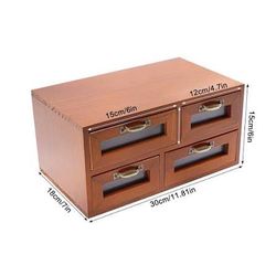 Wooden storage box