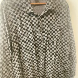 💃 Zumba ZWear “Live Bold, Dance Bold” Long Sleeve Button-Up (NEW)