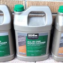 BEHR PREMIUM All-In-One Wood and Deck Cleaner - 3 gallons