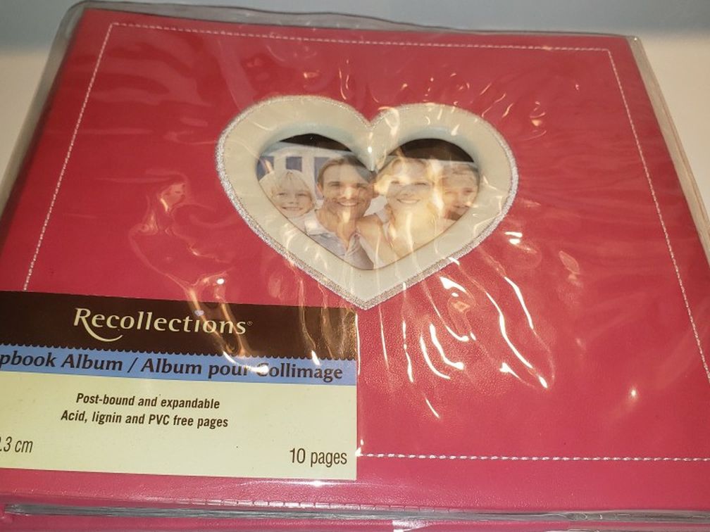 Pink Scrapbook Album 10 Pages