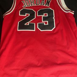 Authentic Michael Jordan Chicago Bulls Road NBA Finals 1997-98