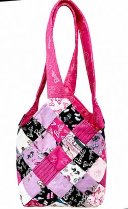 Quilted Barbie Mattel Fabric Bag