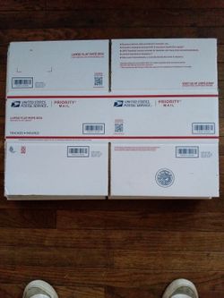 SHIPPING BOXES LOT OF 10 BRAND NEW LARGE PRIORITY BOXES