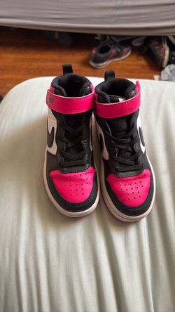 Nike High-Top Kids Sneakers Black Pink White