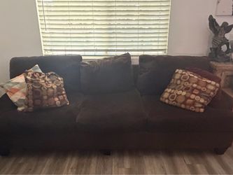 Brown selection couch