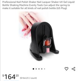 Professional Nail Polish Shaker Nail Lacquer Shaker UV Gel Liquid Bottle Shaking Machine Evenly Tools Can adjust the spring to make it suitable for al