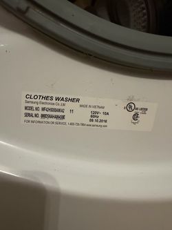 Samsung Front Load Washer