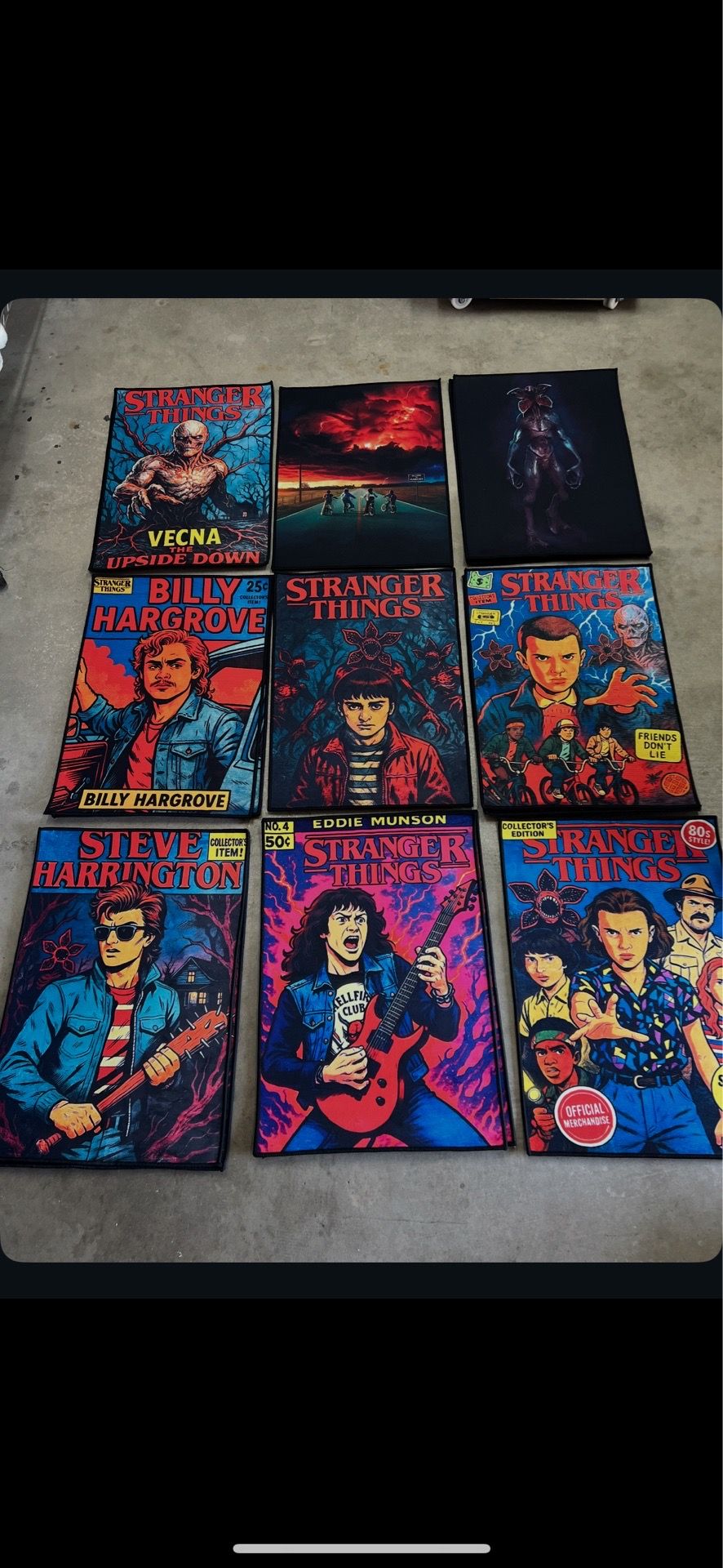 Stranger things rugs