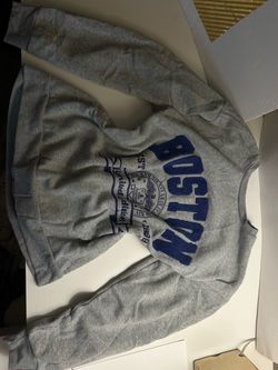 Boston Limited Edition Gray Crewneck Sweatshirt