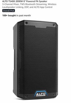 2 alto powered speaker 8" 2000 watts