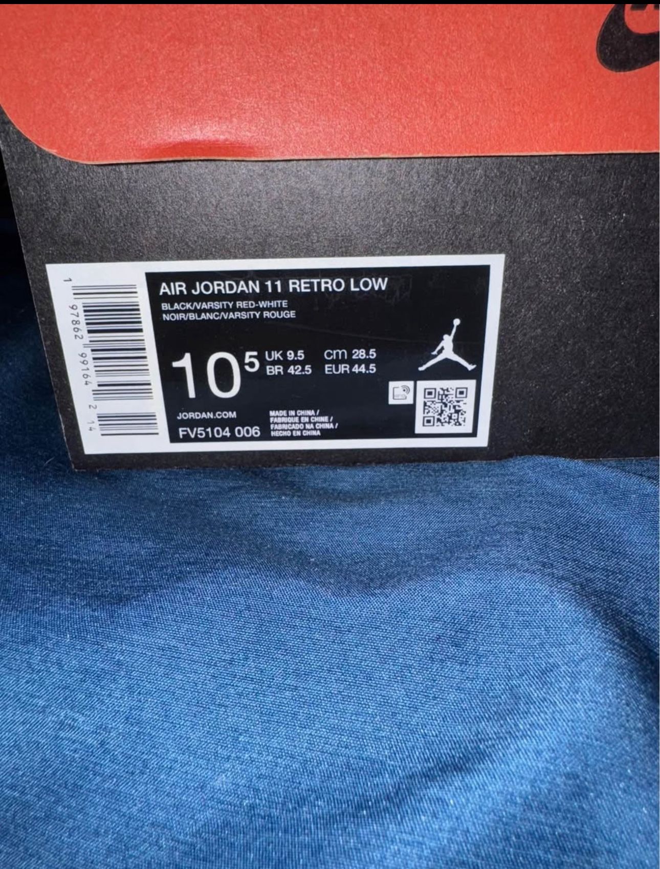 Jordan 11 Low Size 10.5