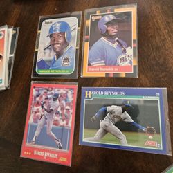 Harold Reynolds Seattle Mariners Baseball Cards Lot 