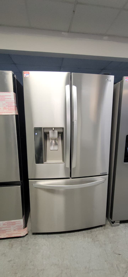 LG French Door Fridge – Stainless, Ice/Water, Bottom Freezer