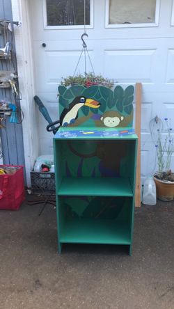 Jungle book case kids Cabinet solid wood