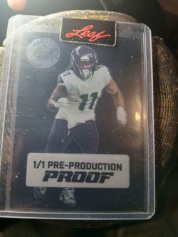 Pro Set Platinum 1of1 PRE-PRODUCTION PROOF Jaxon Smith-Njigba