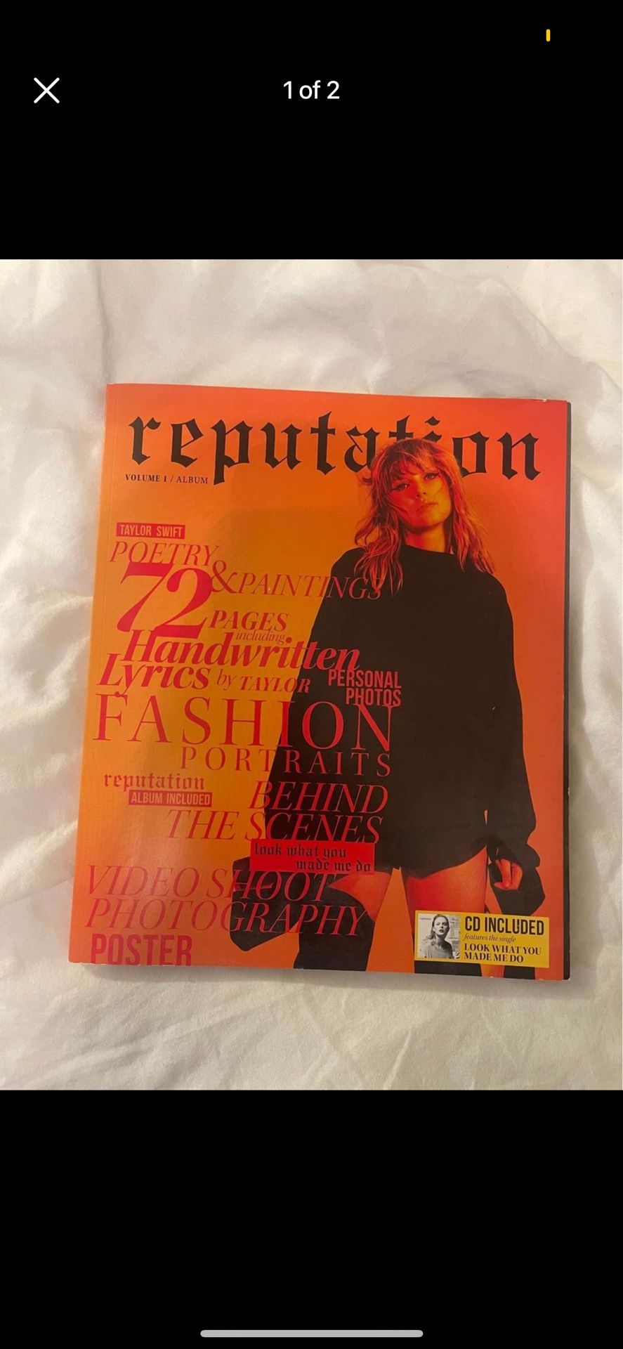 Taylor Swift Reputation Volume 1/ Album Magazine