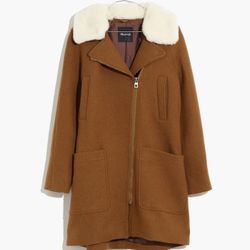 Madewell Eldridge Insuluxe Wool Overcoat Size M