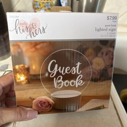 Guestbook for wedding sign