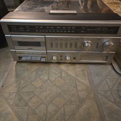 Vintage Sears AM/FM Stereo Turntable Cassette 8 Track