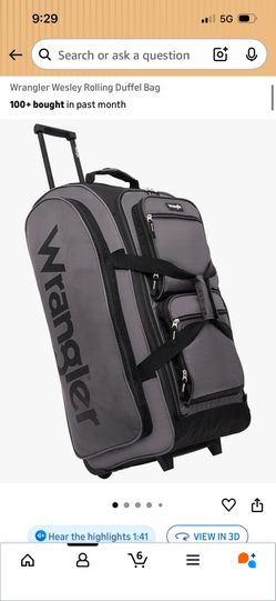 Travel Bag Grey Used One Time 