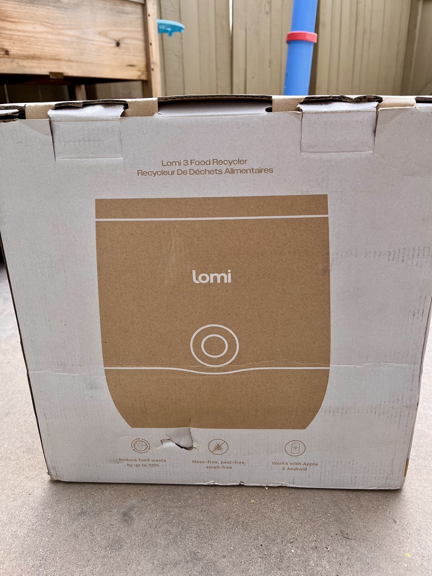 Lomi 3 Food Recycler composter white with filters new never used