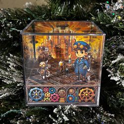 Steam city 3D handmade 