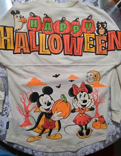 Disney Happy Halloween Spirit Jersey Sweatshirt