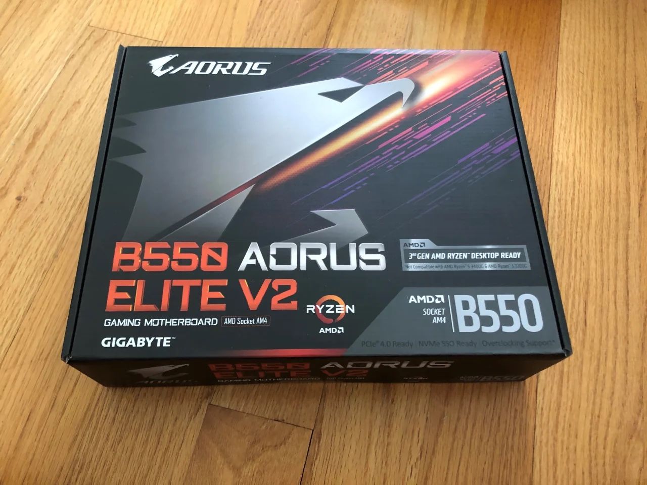 GIGABYTE B550 AORUS ELITE AX V2 AM4 AMD B550 ATX Motherboard with Dual M.2, SATA 6Gb/s, USB 3.2 Gen 2, 2.4/5 GHz Dual-Band, 2.5 GbE LAN, PCIe 4.0