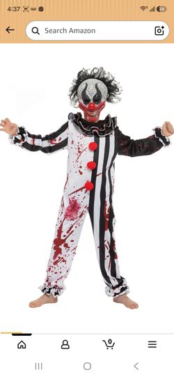 Boys Medium Clown Costume $20