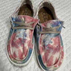 Hey Dude Wendy SoHo Tie Dye Loafers 7
