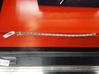 Tennis Bracelet - White Gold 10k (.417) 11.6 grams 10 inch