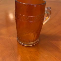 Vintage Carnival Glass Mug