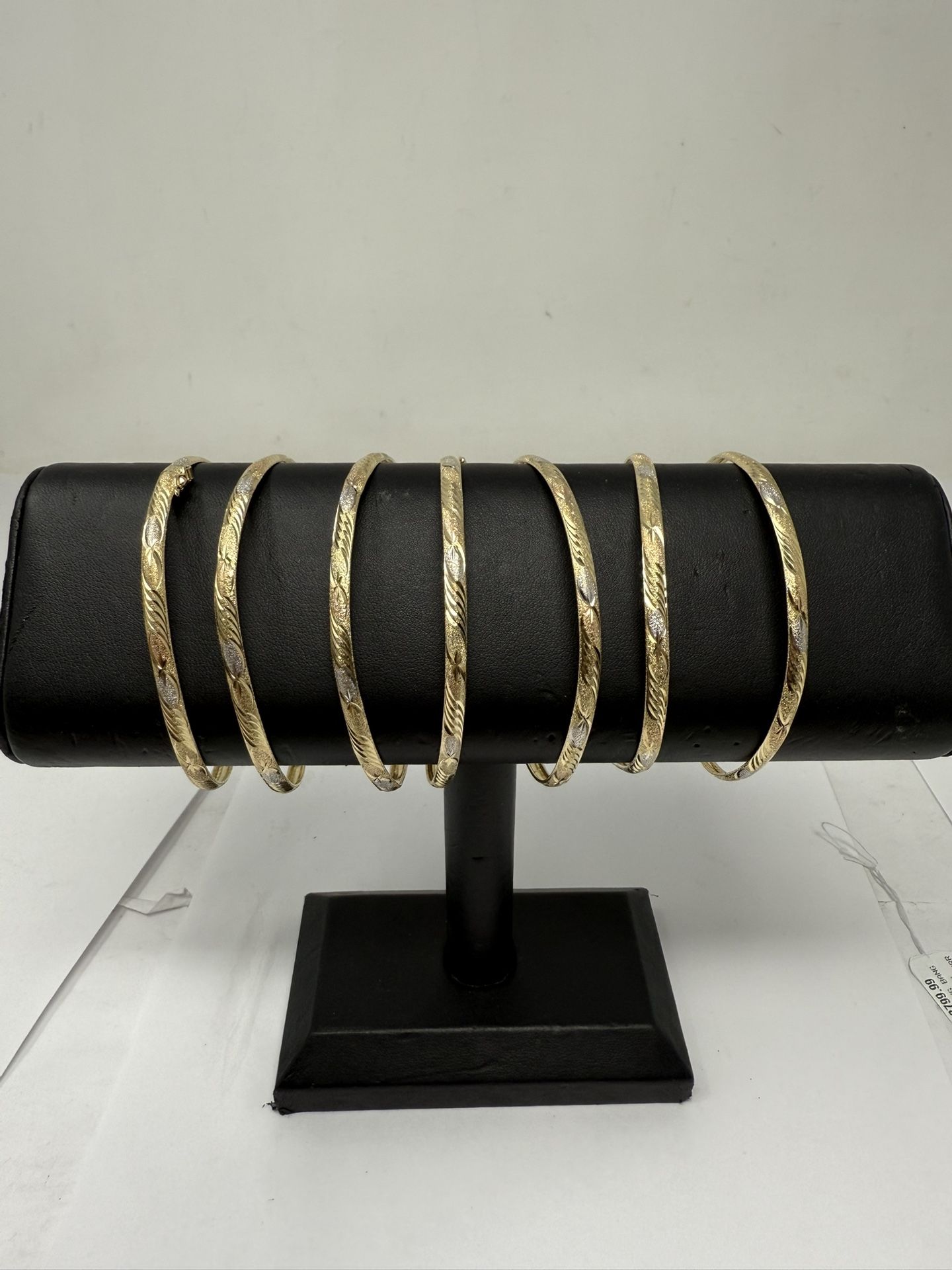 14 Yellow Gold 7 Day Bangles (Layaway Available)