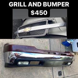 99-02 chevy hd grill and bumper