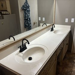 Two Sink Bathroom Countertops $50