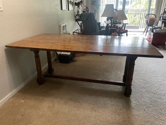 Vintage Drop-leaf Farmhouse Table