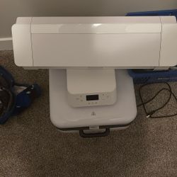 automatic heat press and vinyl cutter