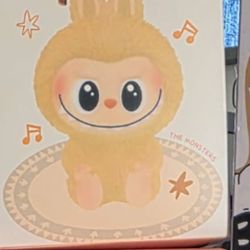 Labubu Key Chain Sitting Down 