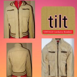 🔥 VINTAGE Y2K Tilt Corduroy Bomber - Essential Streetwear