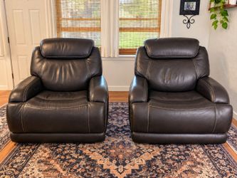 Simon Li Leather Power Recliners-$800 each