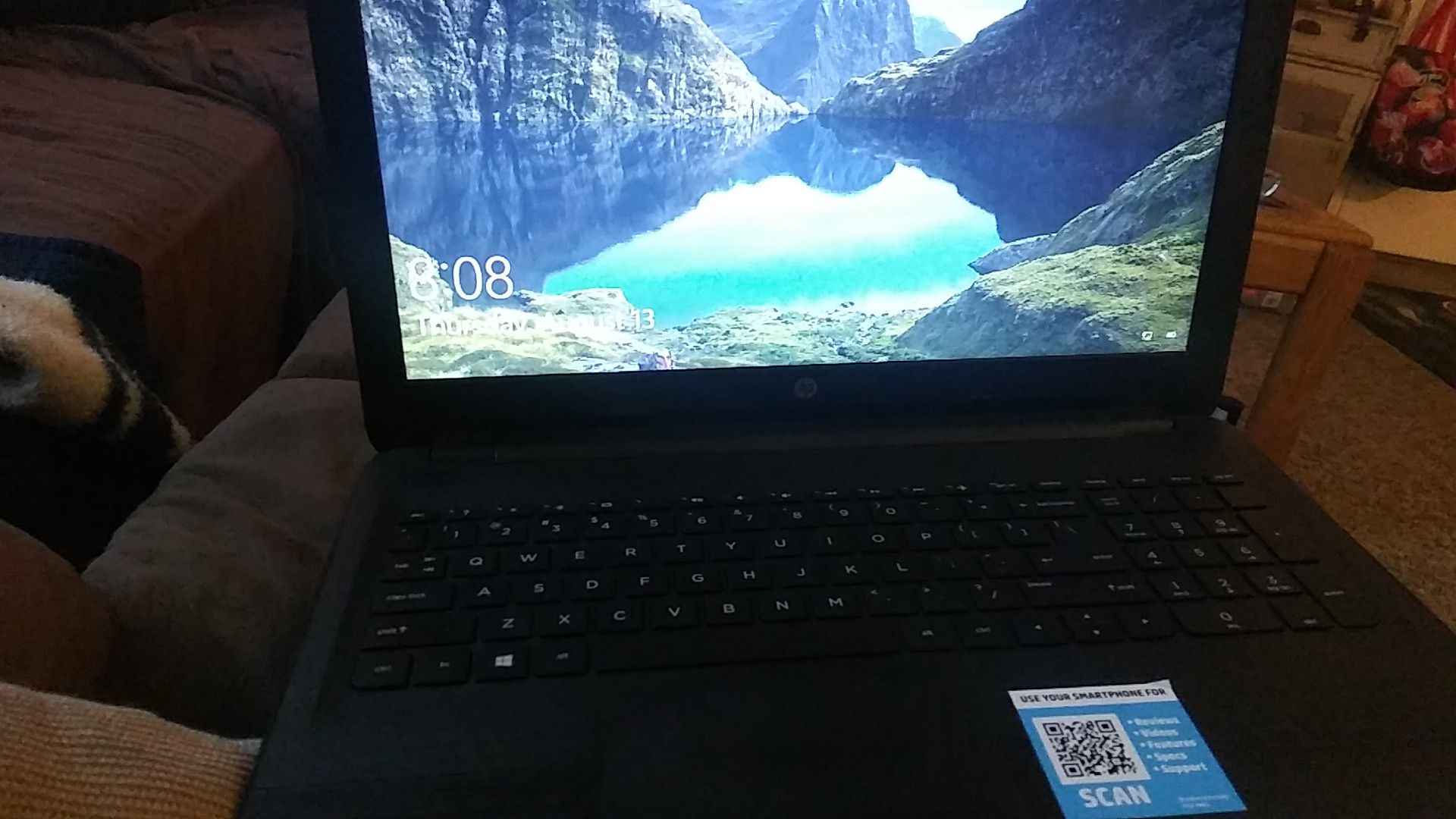 HP. Laptop model 15-ba079x