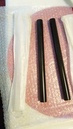 Black replacement clip-on handlebars