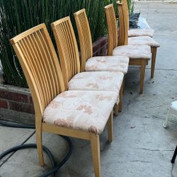 6 Dinning Table Chairs